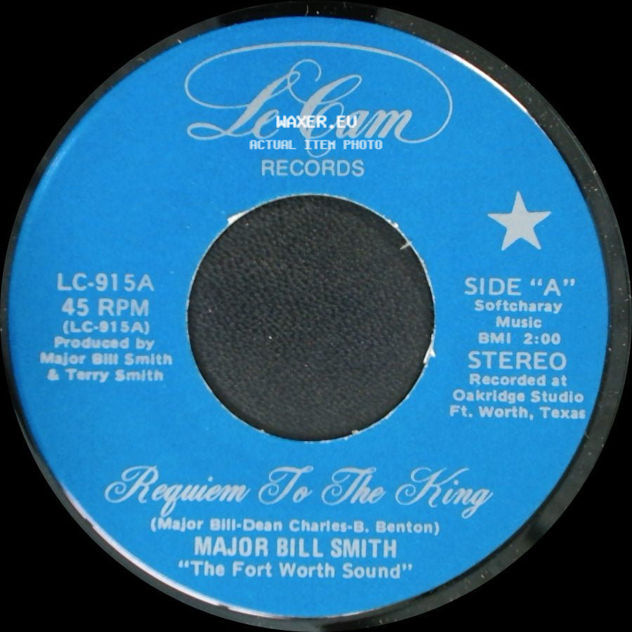 Major Bill Smith / Major Bill Smith With Zane & Hogan - Requiem To The King / Freddy, The Disco Frog side A