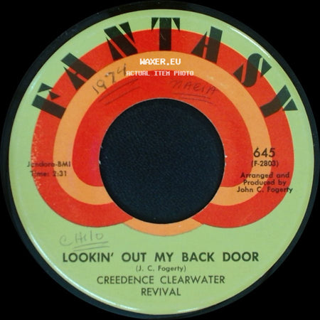 Creedence Clearwater Revival - Lookin' Out My Back Door / Long As I Can See The Light side A