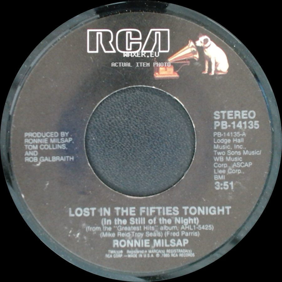 Ronnie Milsap - I Might Have Said / Lost In The Fifties Tonight (In The Still Of The Night) side B