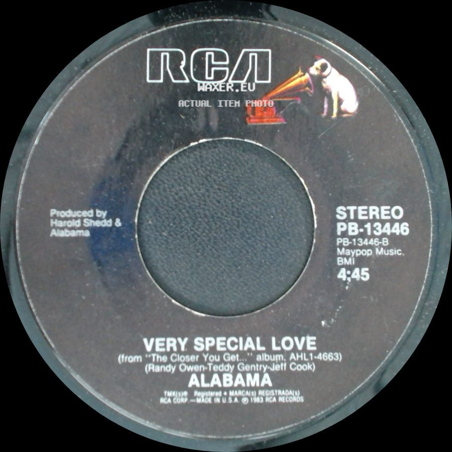 Alabama - Very Special Love / Dixieland Delight side A