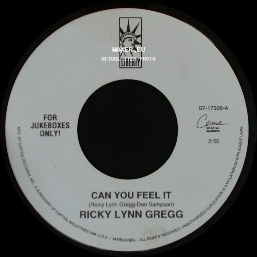 Ricky Lynn Gregg - Can You Feel It / Bring On The Neon side A