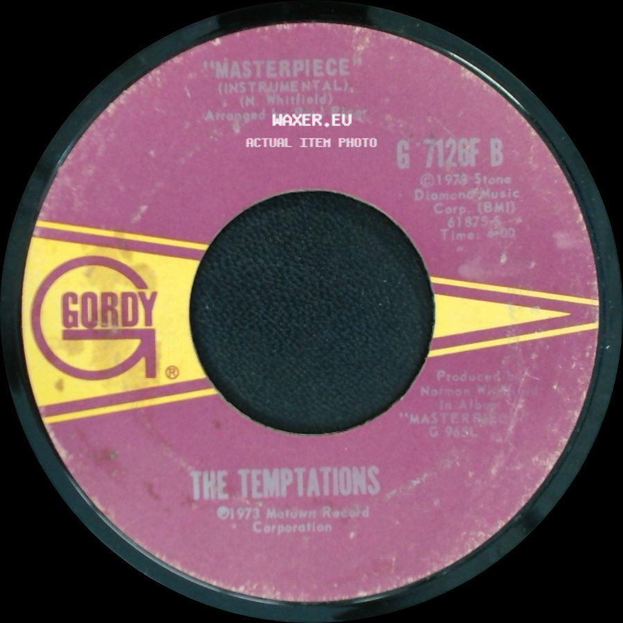 The Temptations - Masterpiece / Masterpiece (Instrumental) side B