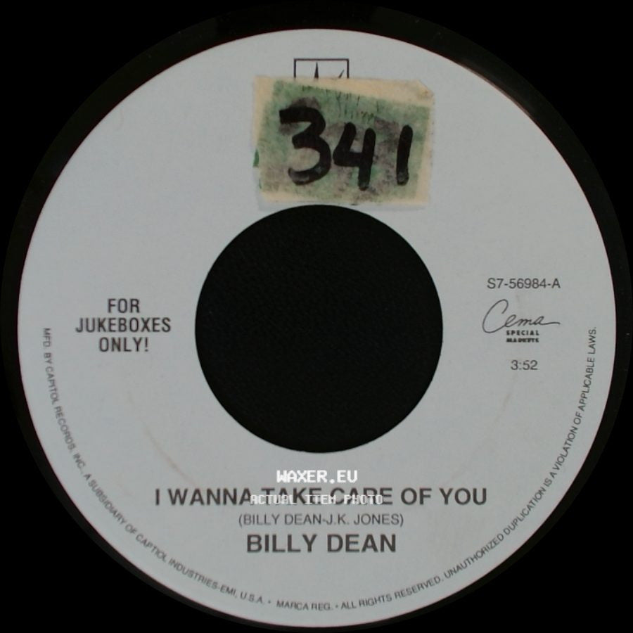 Billy Dean - I Wanna Take Care Of You / I'm Not Built That Way side A