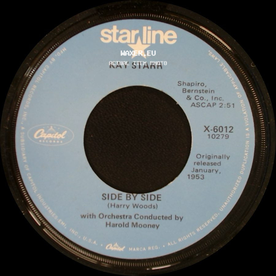 Kay Starr - Side By Side / Wheel Of Fortune side A