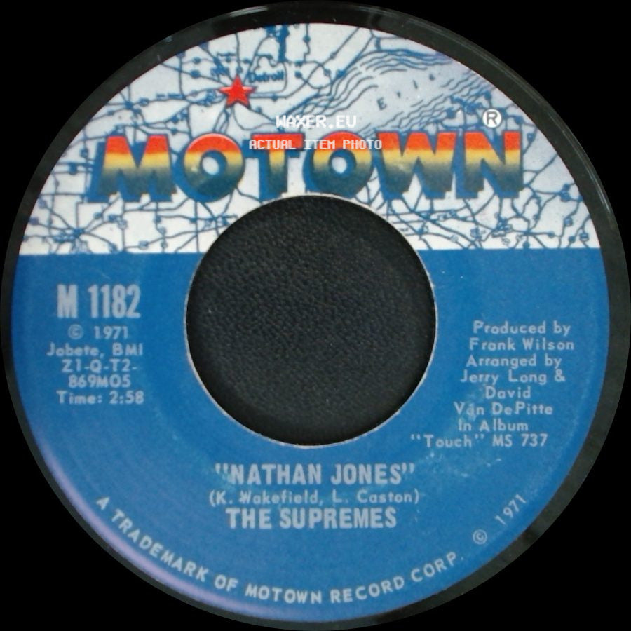 The Supremes - Nathan Jones / Happy (Is A Bumpy Road) side A