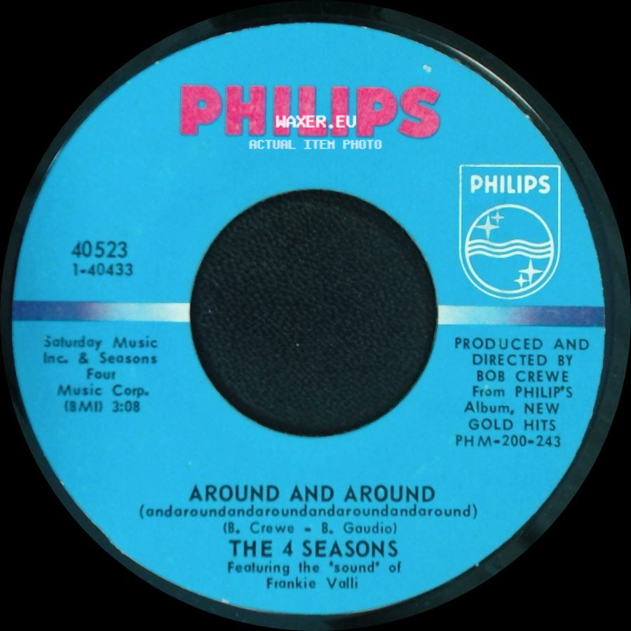The 4 Seasons - Will You Love Me Tomorrow / Around And Around side B