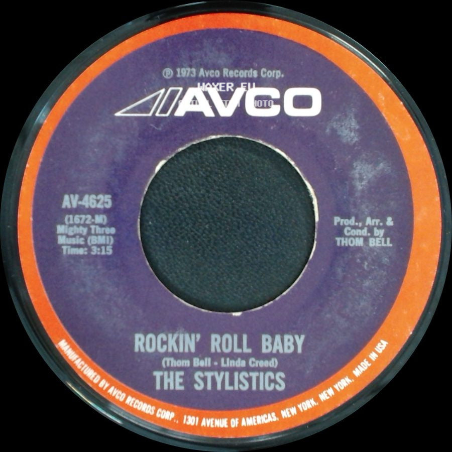 The Stylistics - Pieces / Rockin' Roll Baby side B