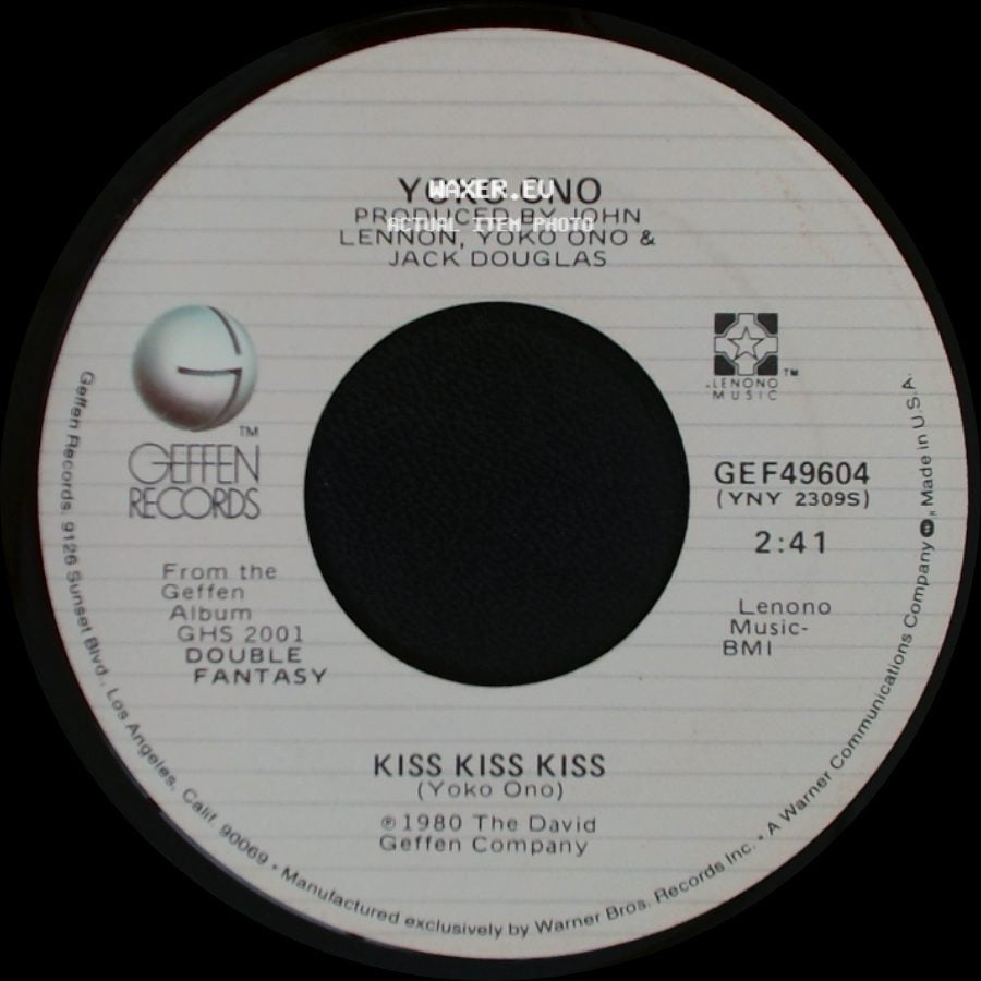 Yoko Ono / John Lennon - Kiss Kiss Kiss / (Just Like) Starting Over side A