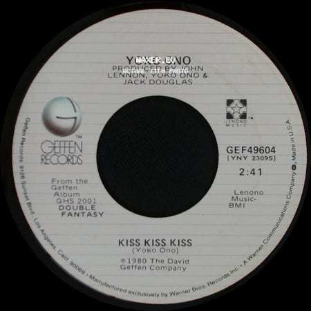 Yoko Ono / John Lennon - Kiss Kiss Kiss / (Just Like) Starting Over side A