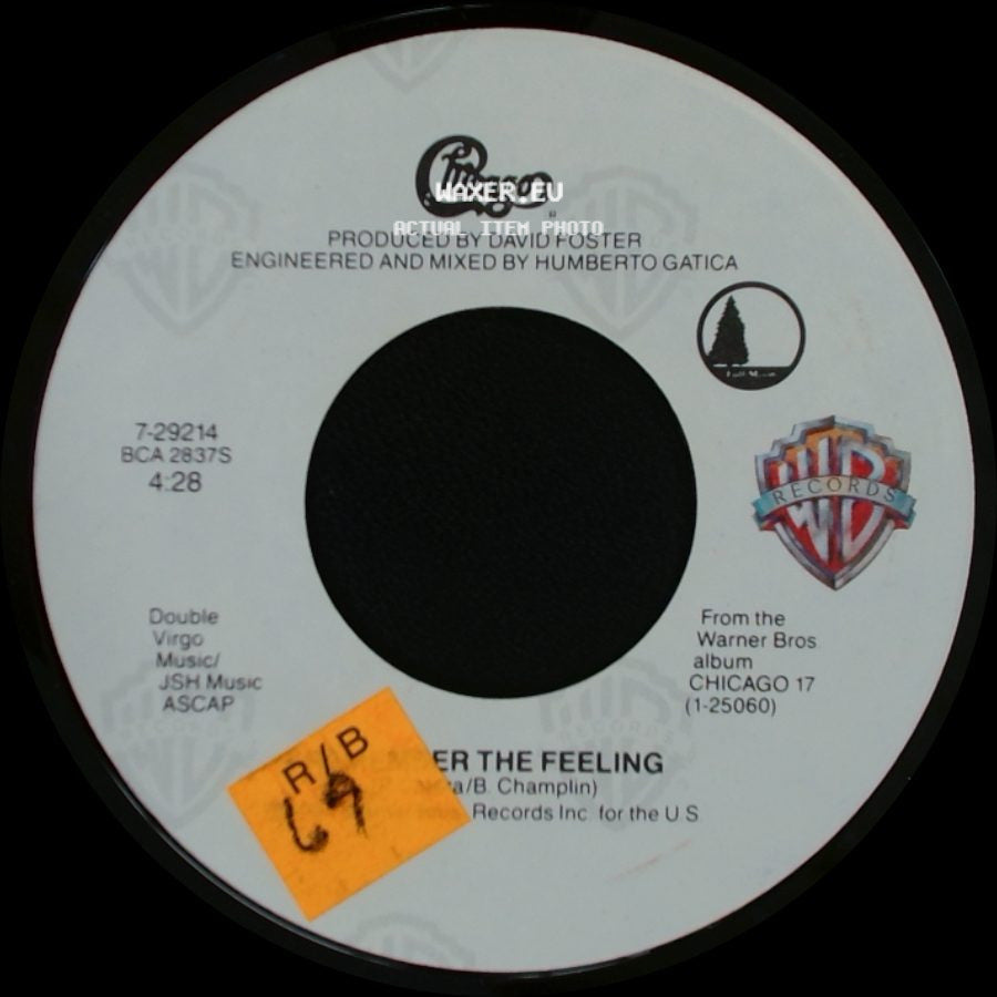 Chicago - Harder The Feeling / Hard Habit To Break side A