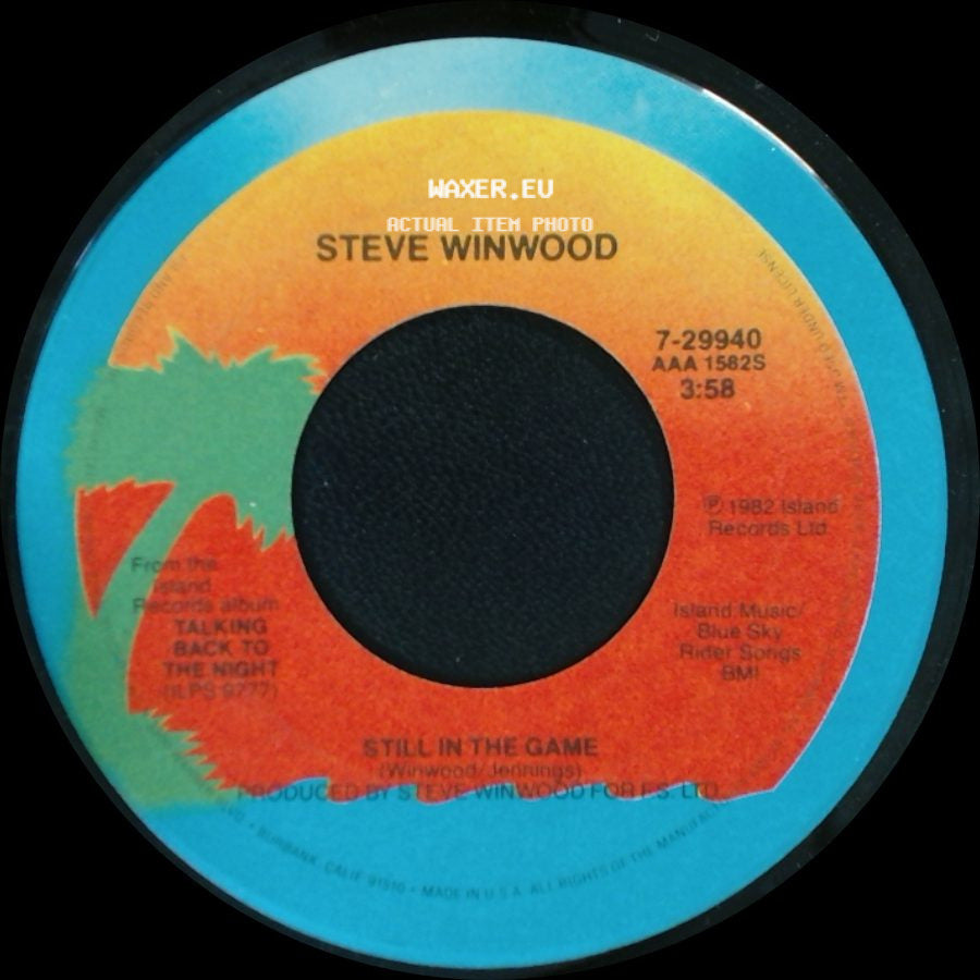 Steve Winwood - Dust / Still In The Game side B