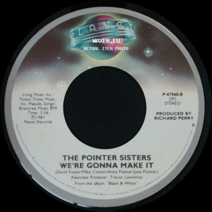 The Pointer Sisters - We're Gonna Make It / Should I Do It side A