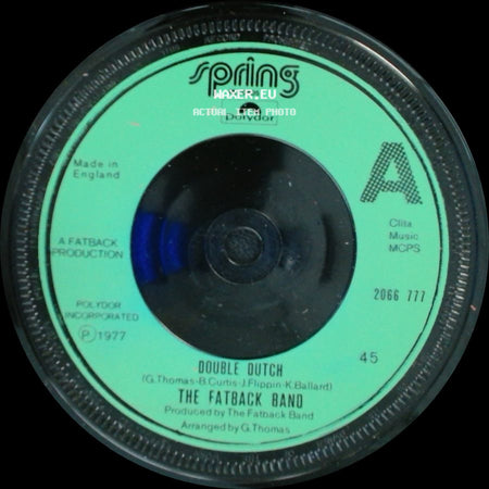 The Fatback Band - Double Dutch / Spank The Baby side A