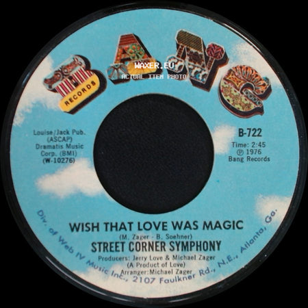 Street Corner Symphony - Nice Guys / Wish That Love Was Magic side B