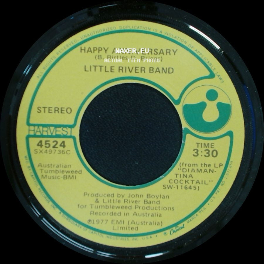 Little River Band - Changed And Different / Happy Anniversary side B