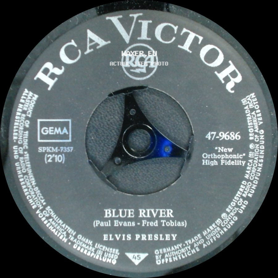 Elvis Presley / Elvis Presley With The Jordanaires - Blue River / You'll Be Gone side A