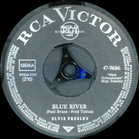 Elvis Presley / Elvis Presley With The Jordanaires - Blue River / You'll Be Gone side A