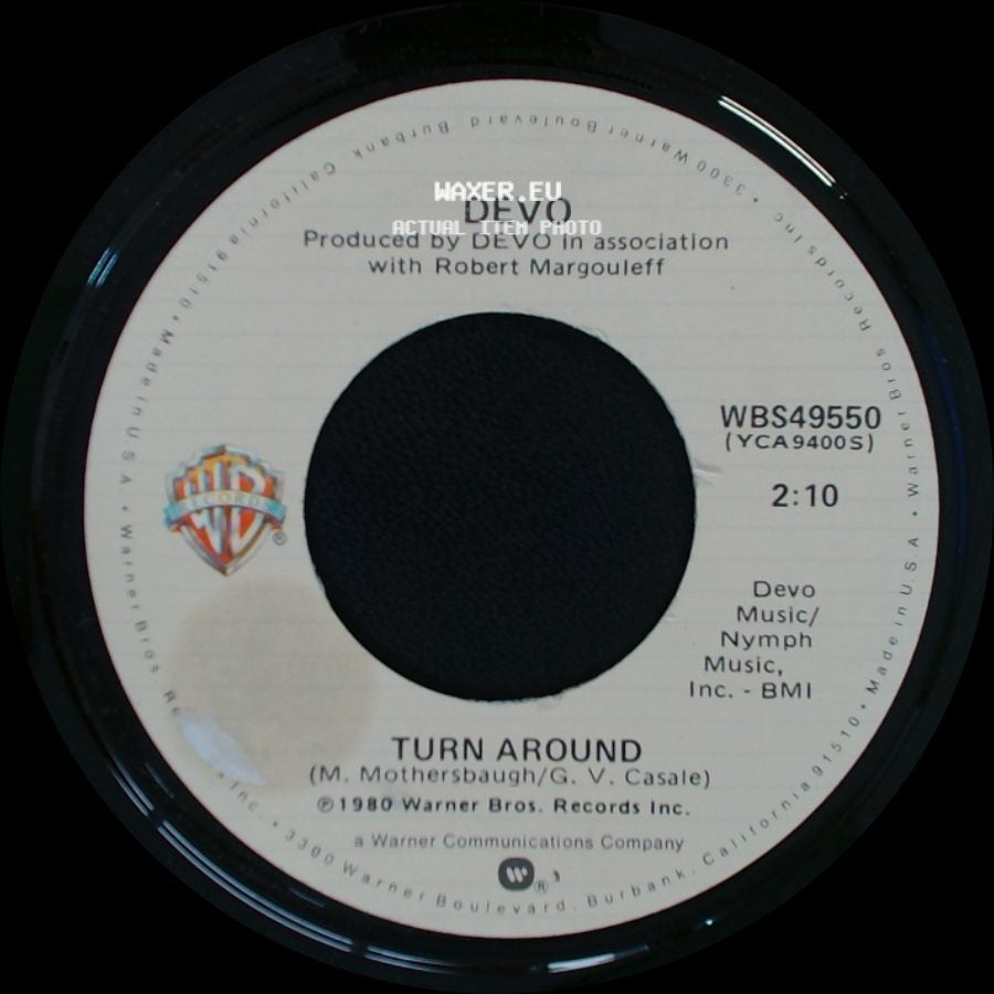 Devo - Whip It / Turn Around side B