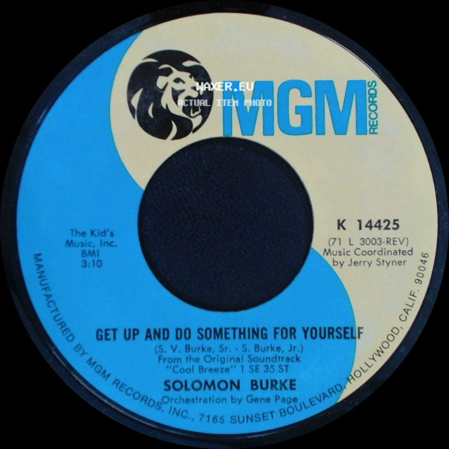 Solomon Burke - Misty / Get Up And Do Something For Yourself side B