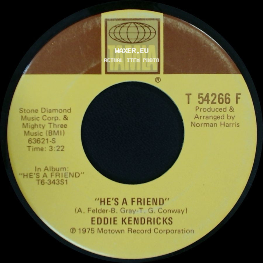 Eddie Kendricks - All Of My Love / He's A Friend side B