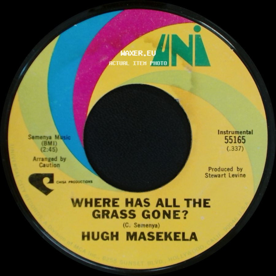 Hugh Masekela - I Haven't Slept / Where Has All The Grass Gone? side B