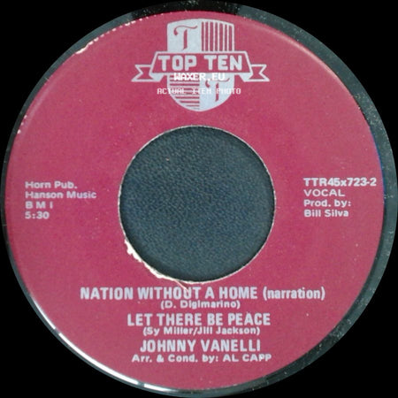 Johnny Vanelli - Go / Nation Without A Home (Narration) / Let There Be Peace side B