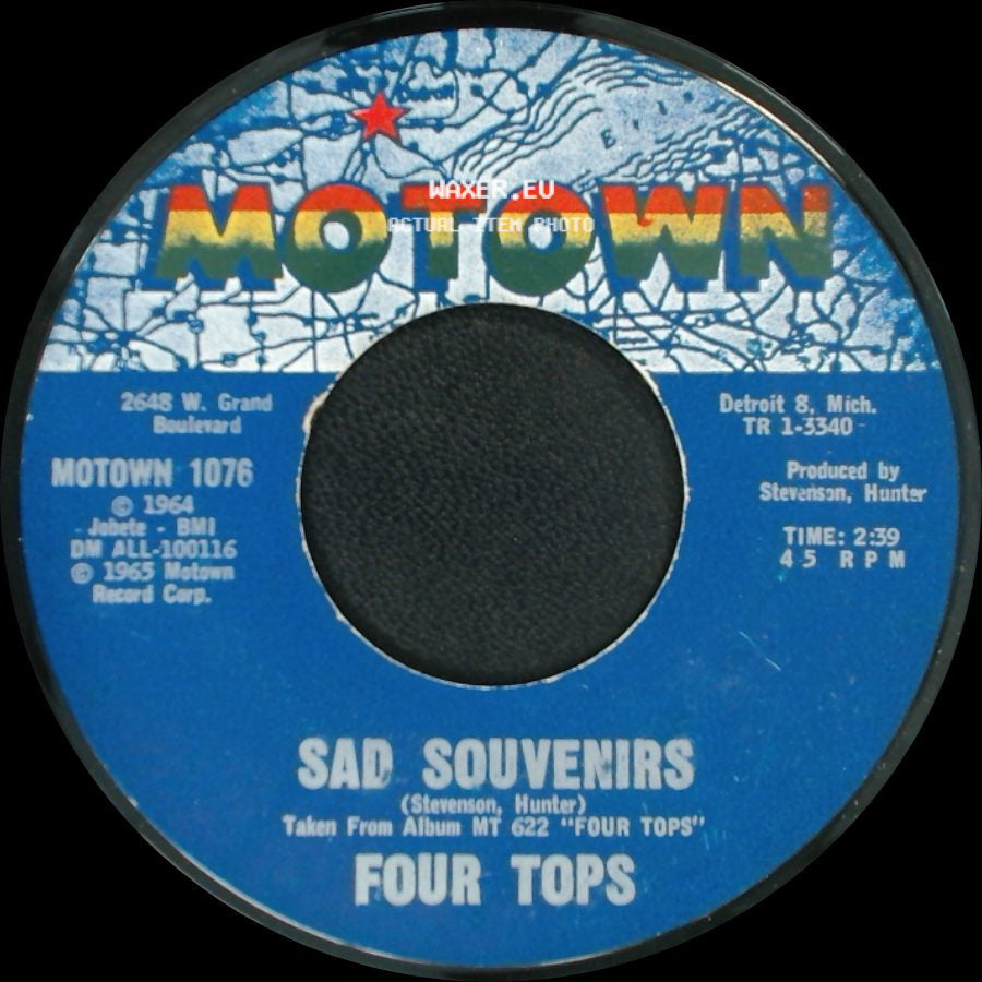 Four Tops - Sad Souvenirs / I Can't Help Myself side A