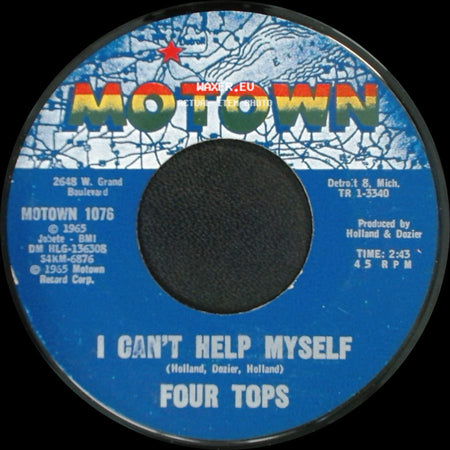 Four Tops - Sad Souvenirs / I Can't Help Myself side B