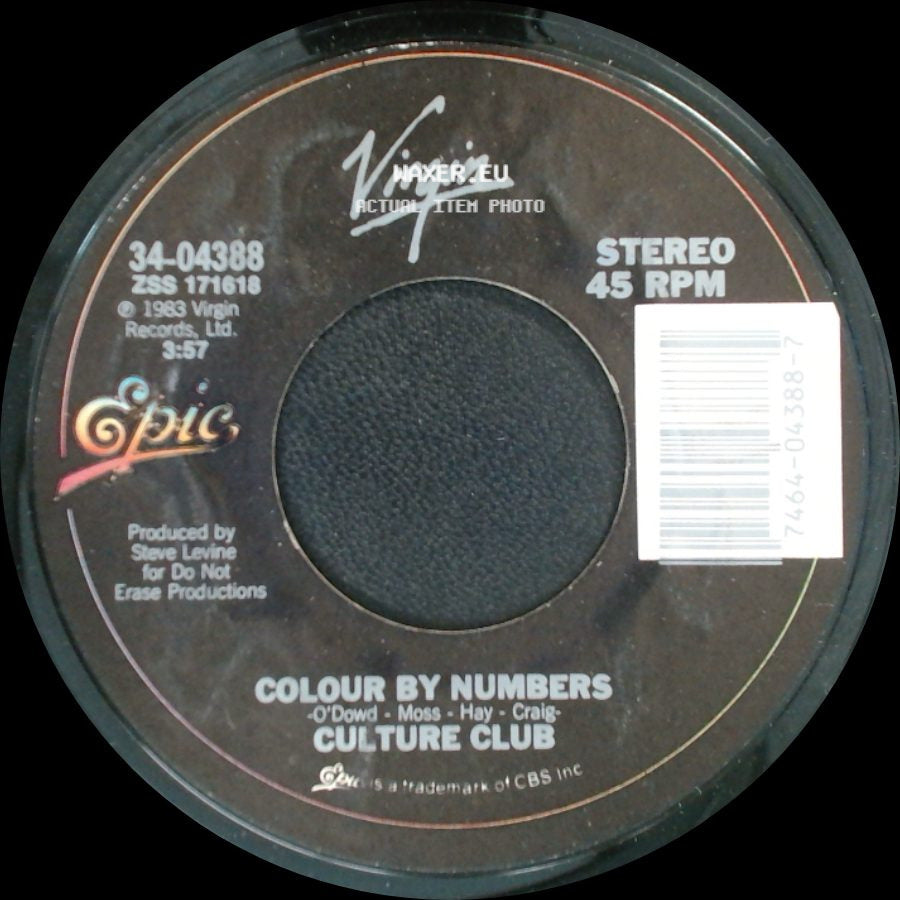 Culture Club - Colour By Numbers / Miss Me Blind side A