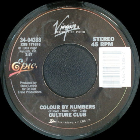 Culture Club - Colour By Numbers / Miss Me Blind side A