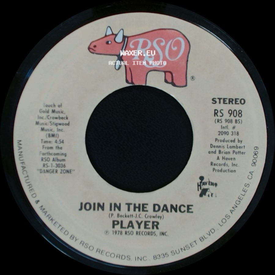 Player - Prisoner Of Your Love / Join In The Dance side B
