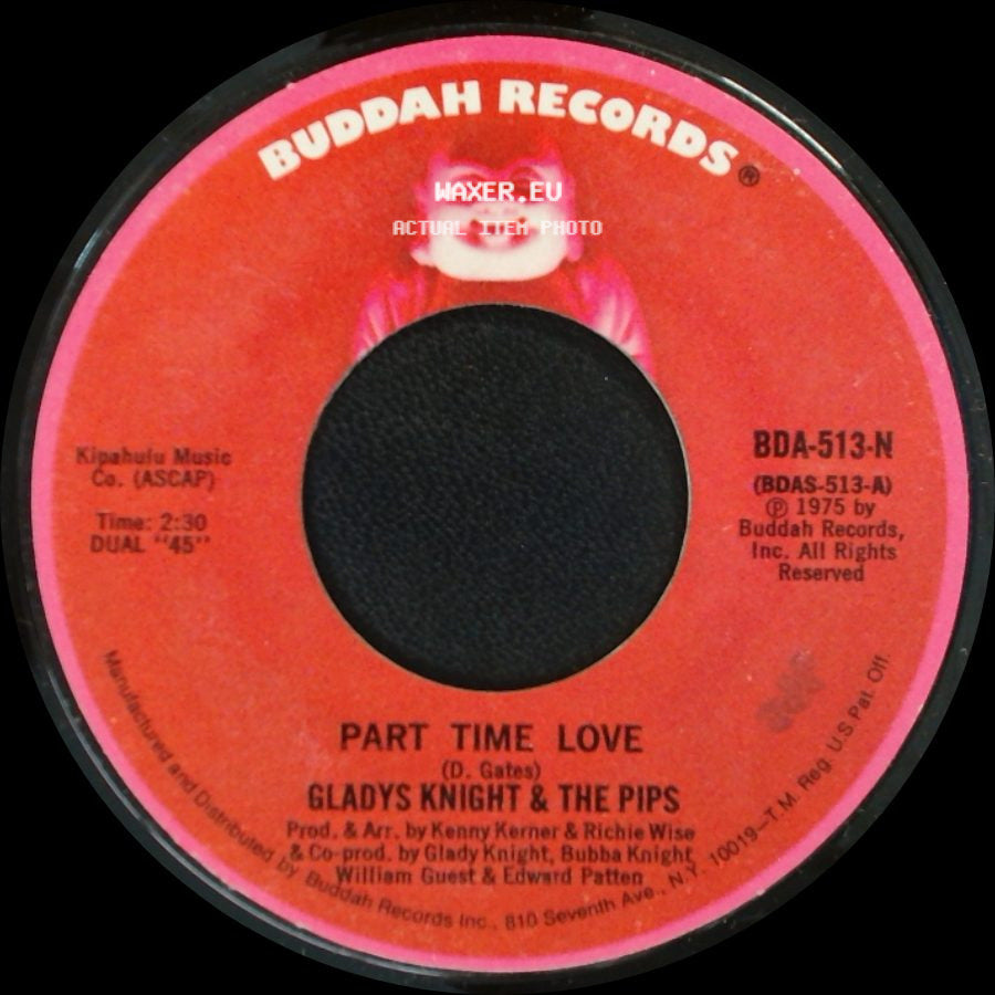 Gladys Knight & The Pips - Where Do I Put His Memory / Part Time Love side B