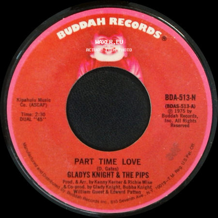 Gladys Knight & The Pips - Where Do I Put His Memory / Part Time Love side B