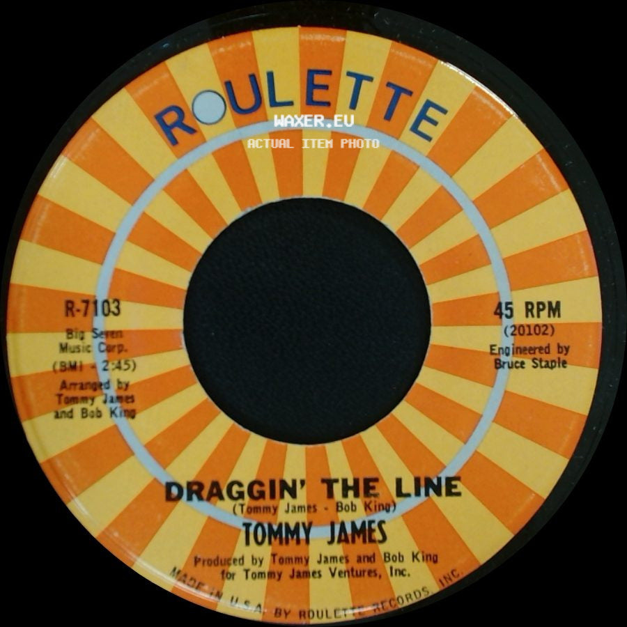 Tommy James - Draggin' The Line / Bits & Pieces side A