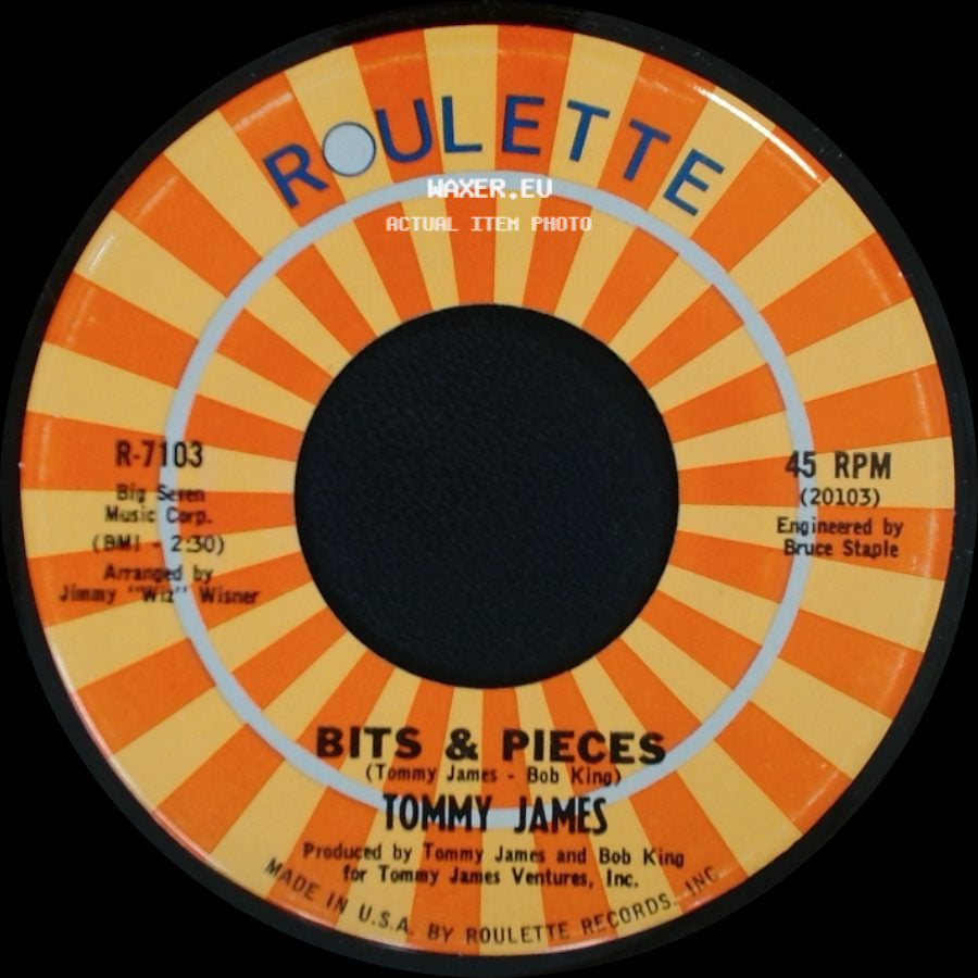 Tommy James - Draggin' The Line / Bits & Pieces side B