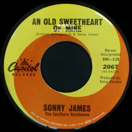 Sonny James The Southern Gentlemen / Sonny James - A World Of Our Own / An Old Sweetheart Of Mine side B
