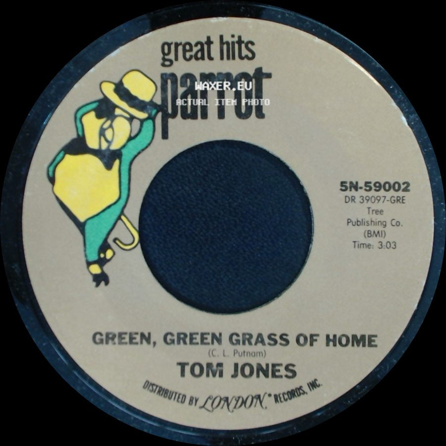 Tom Jones - Green, Green Grass Of Home / Detroit City side A