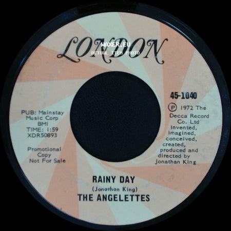 The Angelettes - Rainy Day / Don't Let Him Touch You side A