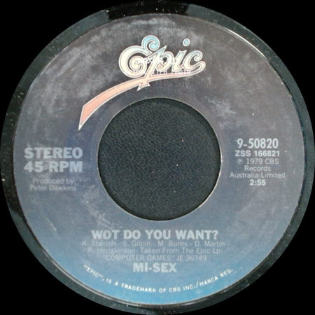 Mi-Sex - Wot Do You Want? / Computer Games side A