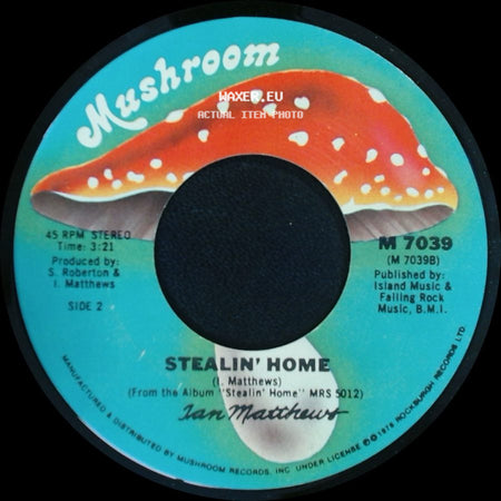 Ian Matthews - Shake It / Stealin' Home side B
