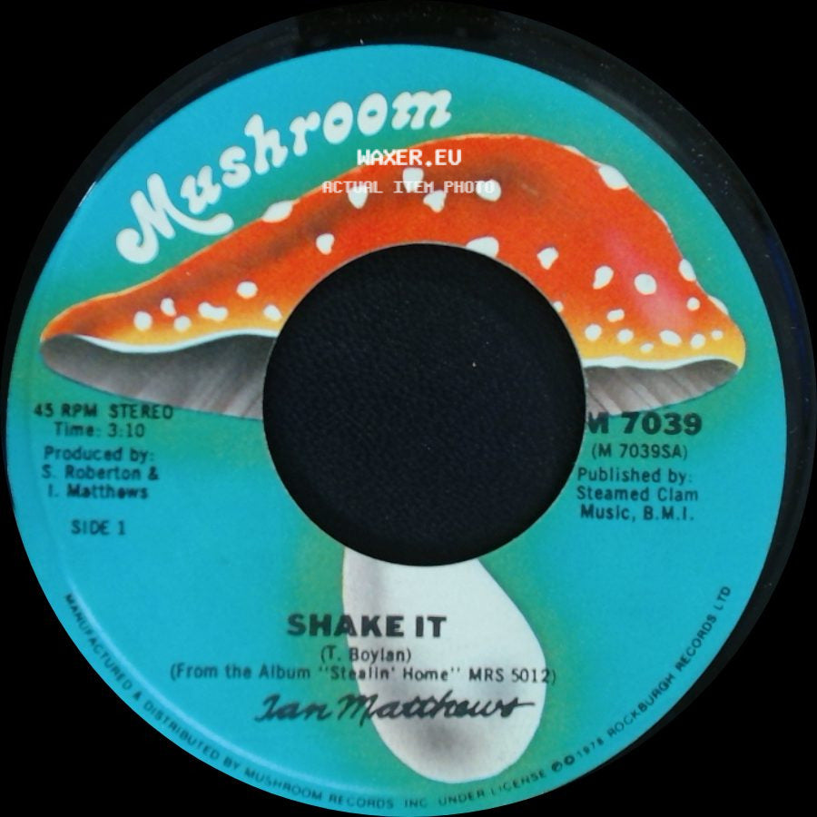 Ian Matthews - Shake It / Stealin' Home side A