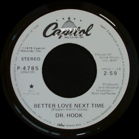 Dr. Hook - Better Love Next Time / Better Love Next Time side B