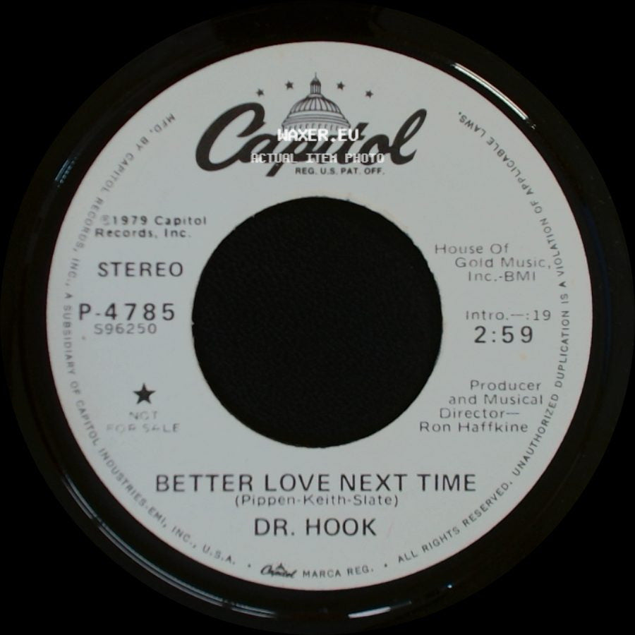 Dr. Hook - Better Love Next Time / Better Love Next Time side B
