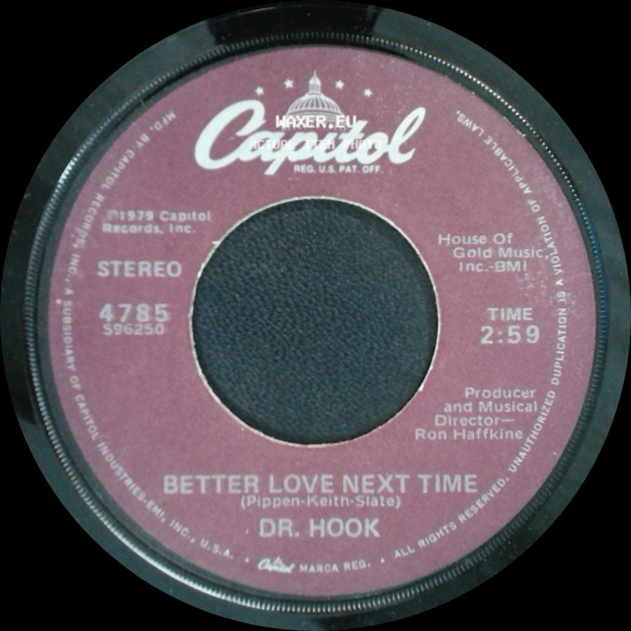 Dr. Hook - Mountain Mary / Better Love Next Time side B