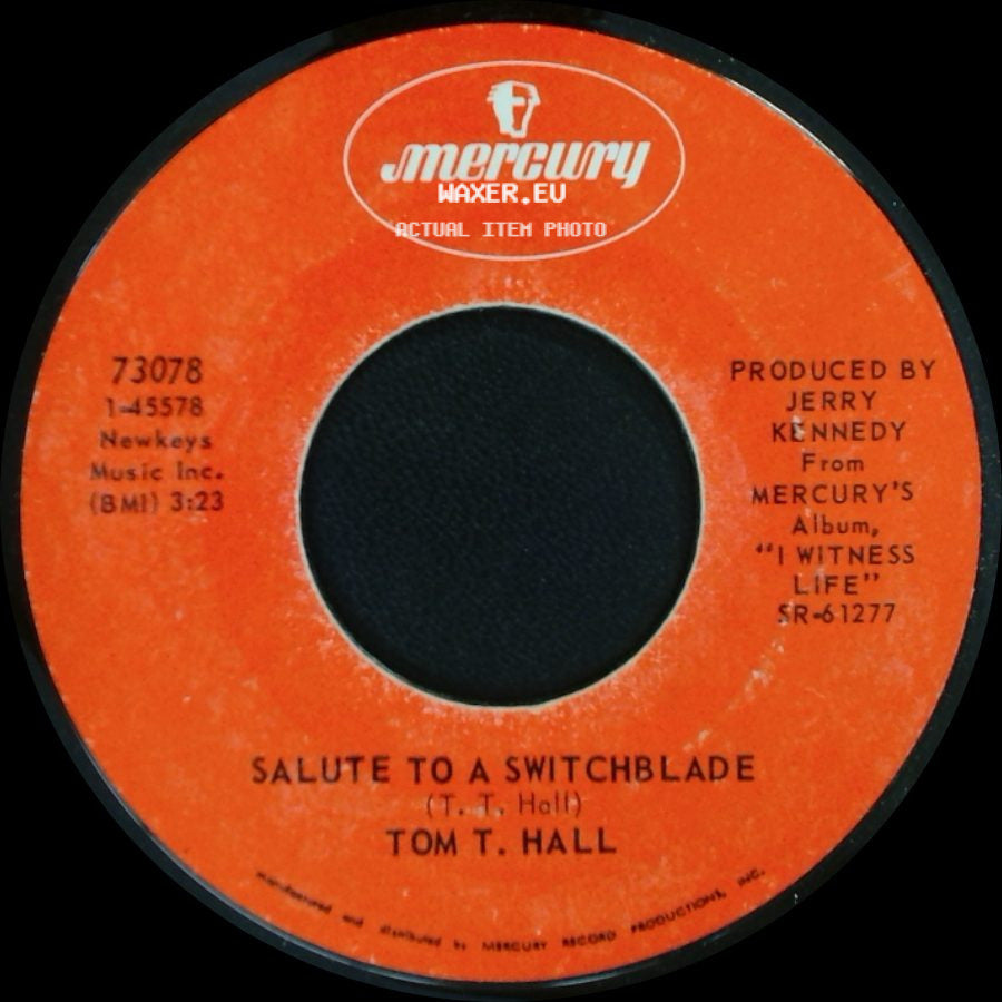 Tom T. Hall - Salute To A Switchblade / That'll Be All Right With Me side A