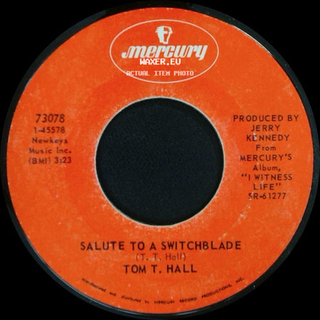 Tom T. Hall - Salute To A Switchblade / That'll Be All Right With Me side A