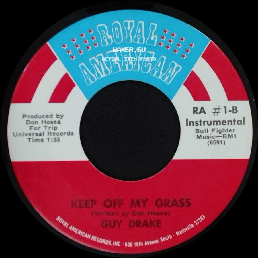 Guy Drake - Keep Off My Grass / Welfare Cadilac side A