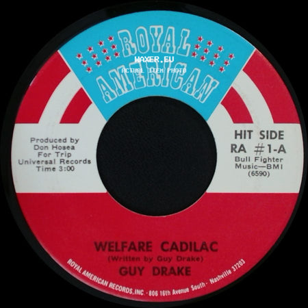 Guy Drake - Keep Off My Grass / Welfare Cadilac side B