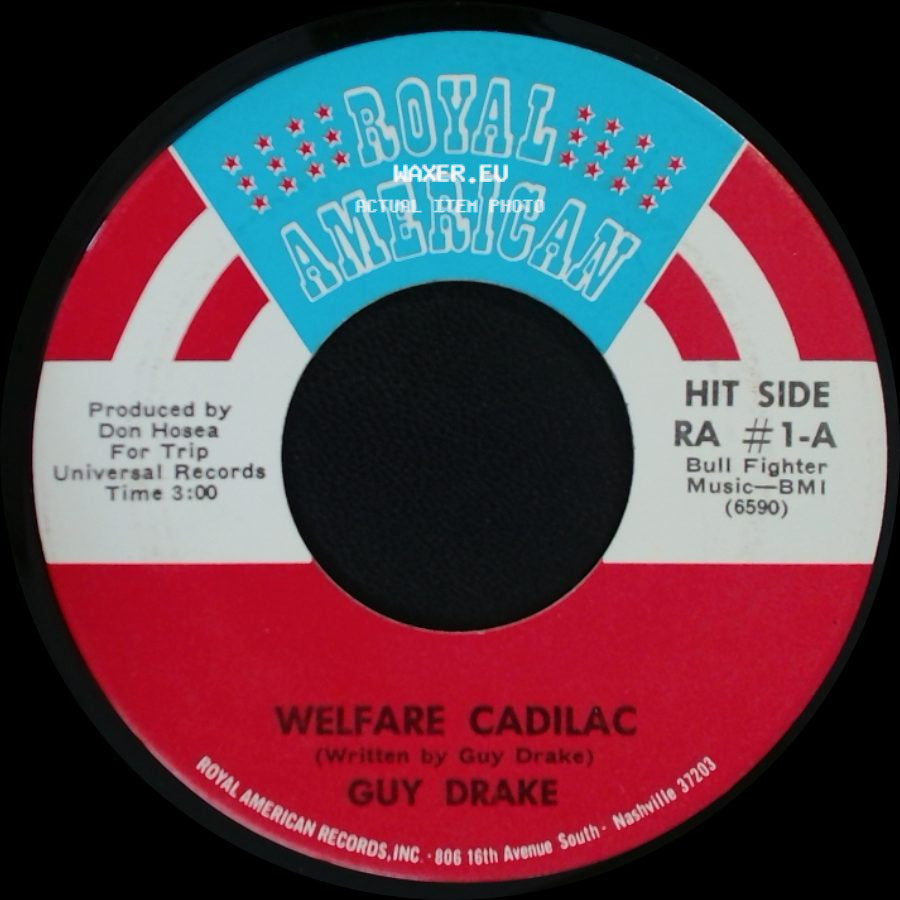 Guy Drake - Keep Off My Grass / Welfare Cadilac side B