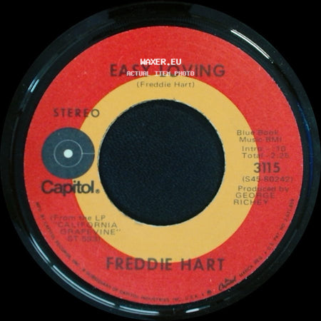 Freddie Hart - Brother Bluebird / Easy Loving side B